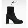 fed时装靴秋季女靴高跟短靴厚底粗跟瘦瘦靴女款R0828-YAB611