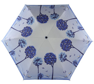 台湾彩虹屋洋伞超轻防晒太阳伞，三折叠晴雨伞，防紫外线遮阳伞upf50+