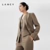 lancy朗姿秋冬羊毛羊绒，高端商务西装套装，法式高级感女士通勤外套