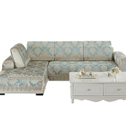 欧式蕾丝沙发坐垫，实木组合沙发垫简约现代风格布艺全盖防滑