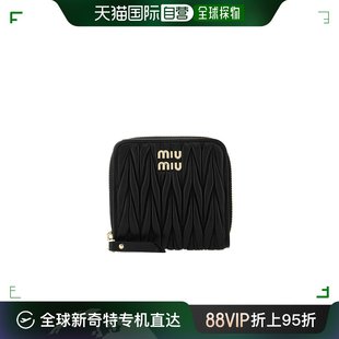 99新未使用香港直邮Miu Miu 缪缪 女士 小号徽标钱包 5ML5222