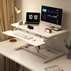 站立式办公桌可升降工作台电脑桌台式增高笔记本，桌面家用折叠支架