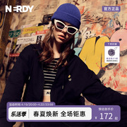 nerdy2023夏秋经典logo连帽卫衣卫裤运动套装，宽松短袖短裤潮