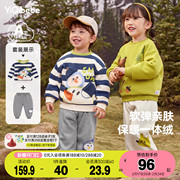 男童套装秋冬宝宝卫衣，冬季小婴儿裤子，女童运动服童装儿童衣服冬装
