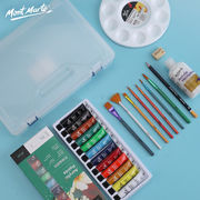 (montmarte)丙烯颜料24色丙烯，颜料套装儿童diy涂鸦画画色彩颜料美