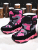 女童雪地靴冬季2023加绒加厚儿童棉鞋中大童防水女孩高筒棉靴