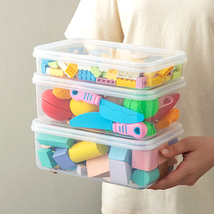 儿童玩具收纳盒小颗粒乐高积木，分格装零件分类盒子婴儿益智整理箱