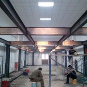 江苏上海钢结构搭建仓库，办公平台室内外楼梯，工字钢槽钢u型夹层