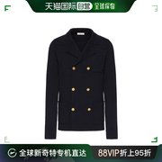 99新未使用香港直邮Valentino 海军蓝双排扣西装外套 1V3KA02