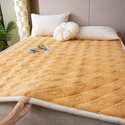 冬季珊瑚牛奶法兰绒床垫软垫家用保护垫子单人学生垫被可折叠褥子
