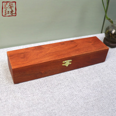 红木线香盒木质香盒加长款收纳盒