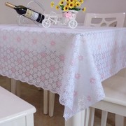 PVC桌布防水防油餐桌布防烫免洗正方桌子布长方形茶几布可定制