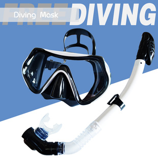 成人潜水镜浮潜三宝套装硅胶半全干式呼吸管游泳眼镜面罩装备