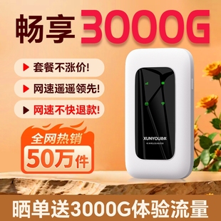 冠军2024随身wifi移动无线wifi网络热点wilf4g高速车载便携式宿舍直播免插卡宽带路由器