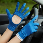 多巴胺掌心镂空开车女司机专用防晒手套防紫外线夏季薄款短款触屏