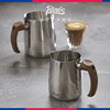 Bincoo304不锈钢圆嘴拉花缸加厚 拉花缸奶泡杯打奶杯花式咖啡器具