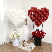 立体爱心气球鲜花抱抱桶520七夕情人节求婚告白惊喜装饰布置材料