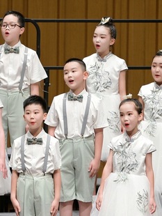 2024年六一儿童演出服男女童礼服大合唱服中小学生诗歌朗诵服