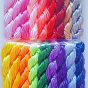 中国结线材5号线18色套装，1手绳编织材料，红绳子手链绳线diy