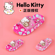 hellokitty猫儿童拖鞋女夏季小女孩家居室内厚底防滑女童外穿凉拖