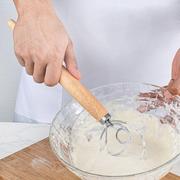 面粉搅拌棒长柄不锈钢线圈打蛋器手动奶油面团和面棍家用烘焙工具