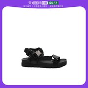99新未使用香港直邮Prada 黑色编织织带凉鞋 2X30553L74