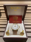 俄罗斯总统腕表总统签名手表双头鹰男表复古瑞士机械腕手表高级感