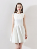 白色小礼服平时可穿2024宴会气质简单学生晚礼服裙女短款吊带