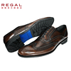 REGAL丽格上班商务正装手工低帮皮鞋英伦布洛克雕花牛津男鞋T63B