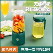 无线榨汁机家用小型便携式水果，电动榨汁杯，果汁机迷你多功能炸果汁