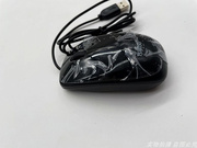 富士通 USB有线笔记本0.7米 短线小鼠标激光定位光栅滚轮