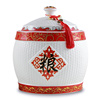 景德镇陶瓷米缸家用带，盖10kg20斤装密封桶防潮防虫，米罐储米箱米桶