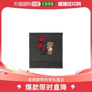 香港直邮moschino撞色图案，流苏围巾30766m2991