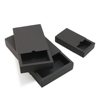 黑色纸盒定制服装盒子，纸盒茶叶小饰品内衣产品袜子包装盒