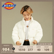 Dickies 秋冬工装女式短款羽绒服 保暖外套休闲宽松棉袄