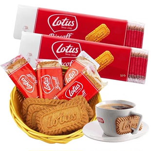 临期比利时进口Lotus和情缤咖时焦糖饼干250g学生休闲零食