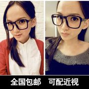 眼睛框镜架男2022韩版无镜片眼镜，框架女潮复古简约个性圆脸长脸大