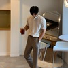 MRCYC男士短袖T恤韩版潮流夏季薄款修身半袖上衣冰丝针织打底衫