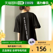 日本直邮Geera女款T恤黑色通勤出行经典优美简洁舒适时尚衬衫