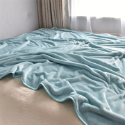 小毛毯被子夏季盖毯单人学生午睡毯办公室盖腿加厚珊瑚绒空调毯子