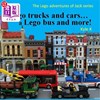 海外直订Lego trucks and cars...a Lego bus and more! Lego adventures of Jack 乐高卡车和汽车……乐高巴士等等！：杰克
