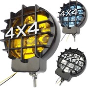 LED汽车射灯4X4改装辅助吉普越野SUV哈弗车顶灯护杠5寸圆中网装饰