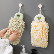 雪尼尔擦手巾可挂式强吸水神器厨房卫生间抹手布搽手帕速干毛巾