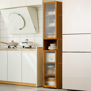 夹缝收纳柜子厨房冰箱缝隙柜，卫生间落地置物架，窄缝边柜卧室储物柜