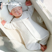 婴儿连体衣服0-1岁纯棉2夏季薄款4哈衣女5宝宝男6新生儿睡衣3个月