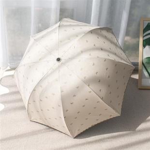 鸟笼伞拱形雨伞公主伞蘑菇伞，防晒防紫外线黑胶遮阳折叠女太阳伞夏