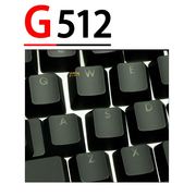 79一套罗技g512键帽g610透光单个颗机械键盘键帽十字c轴