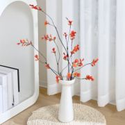 仿真枫叶假植物红枫树枝叶子家居装饰花欧式酒店客厅插花摆件