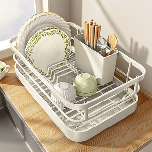厨房碗架沥水架多功能，碗盘碟子置物台面餐具，放碗筷碗柜家用收纳盒