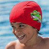 德国fashy儿童婴儿卡通高弹速干时尚泳帽布帽舒适不勒头帽3220